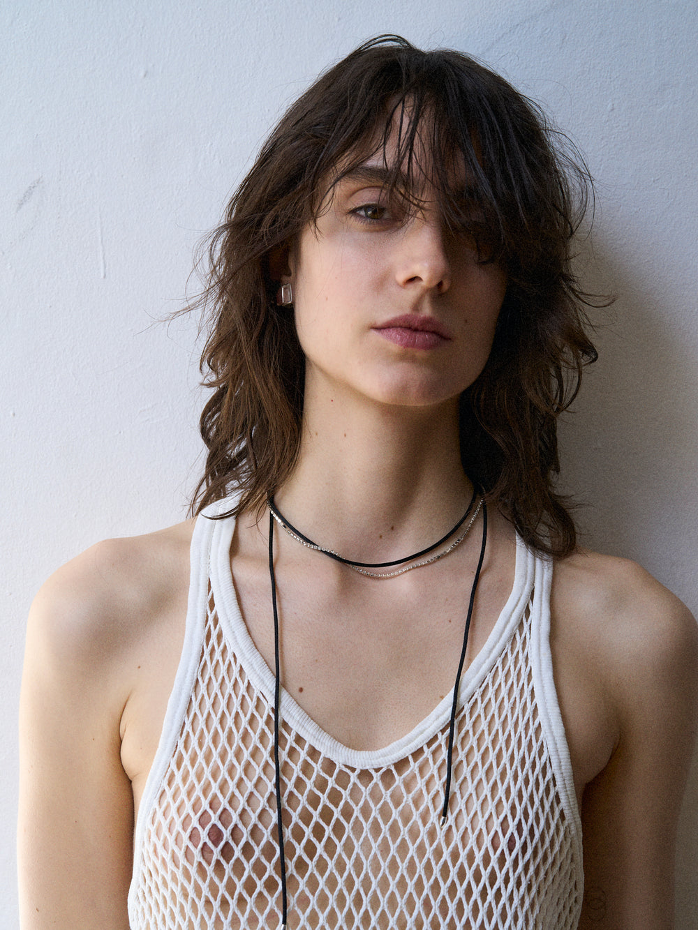 Clip Necklace/Crystal