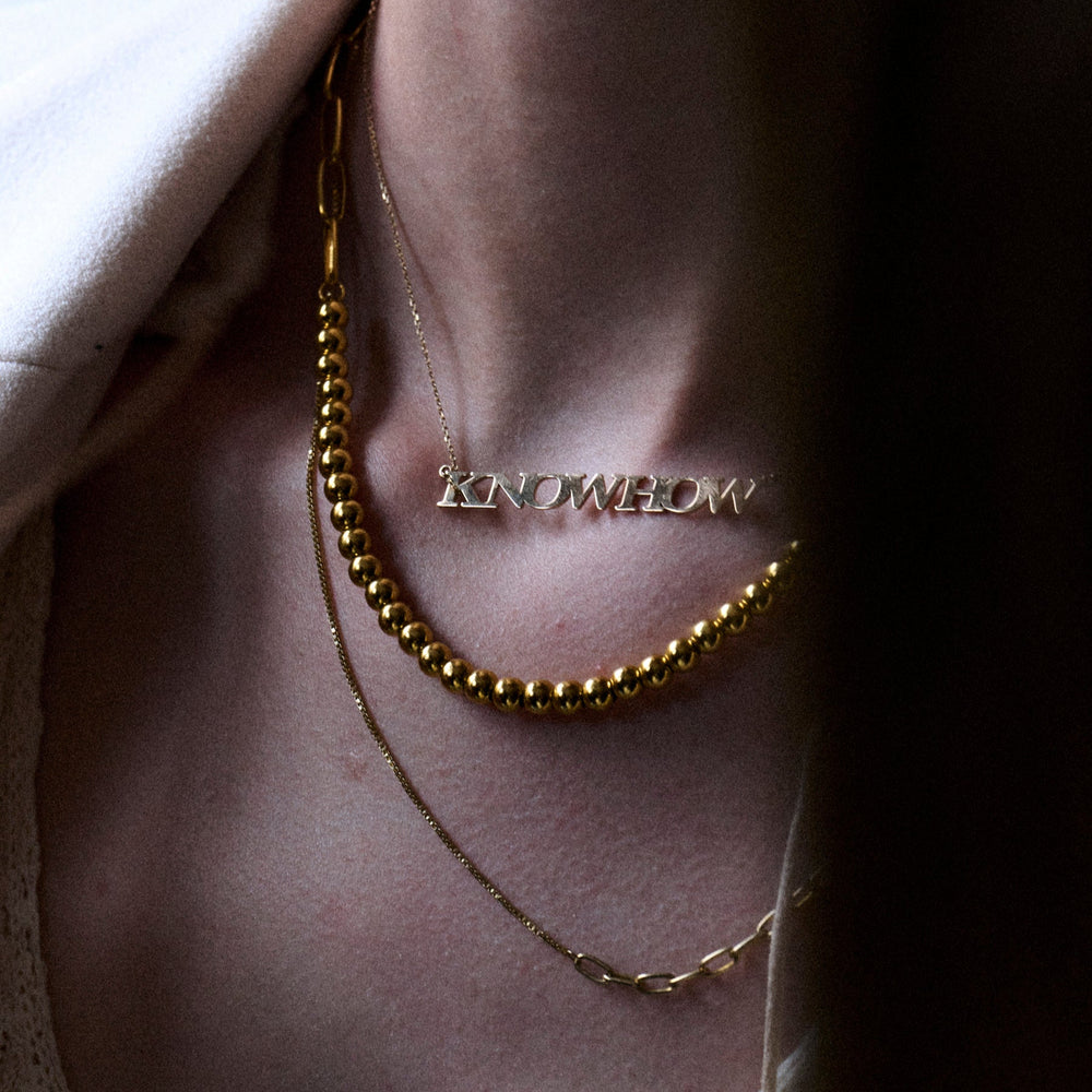 Customized Necklace / K18YG