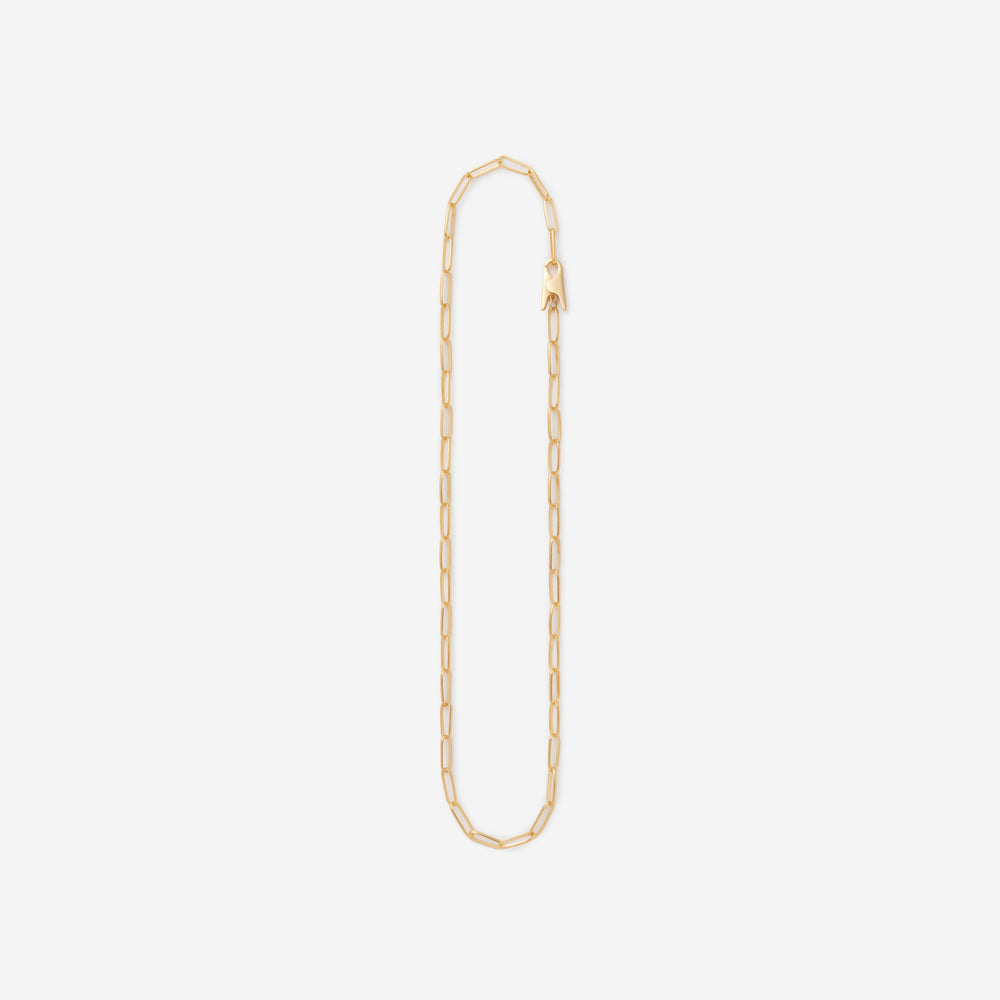 Clip Necklace /Oval