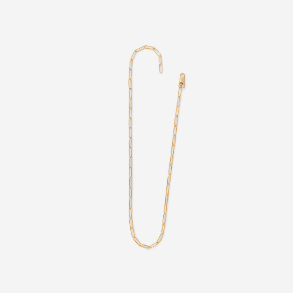 Clip Necklace /Oval