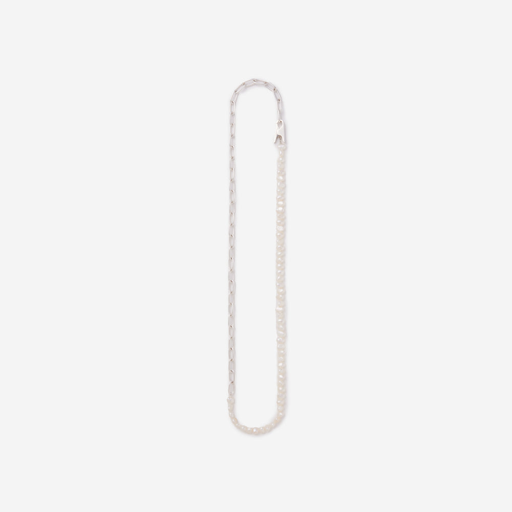 Clip Necklace /Pearl