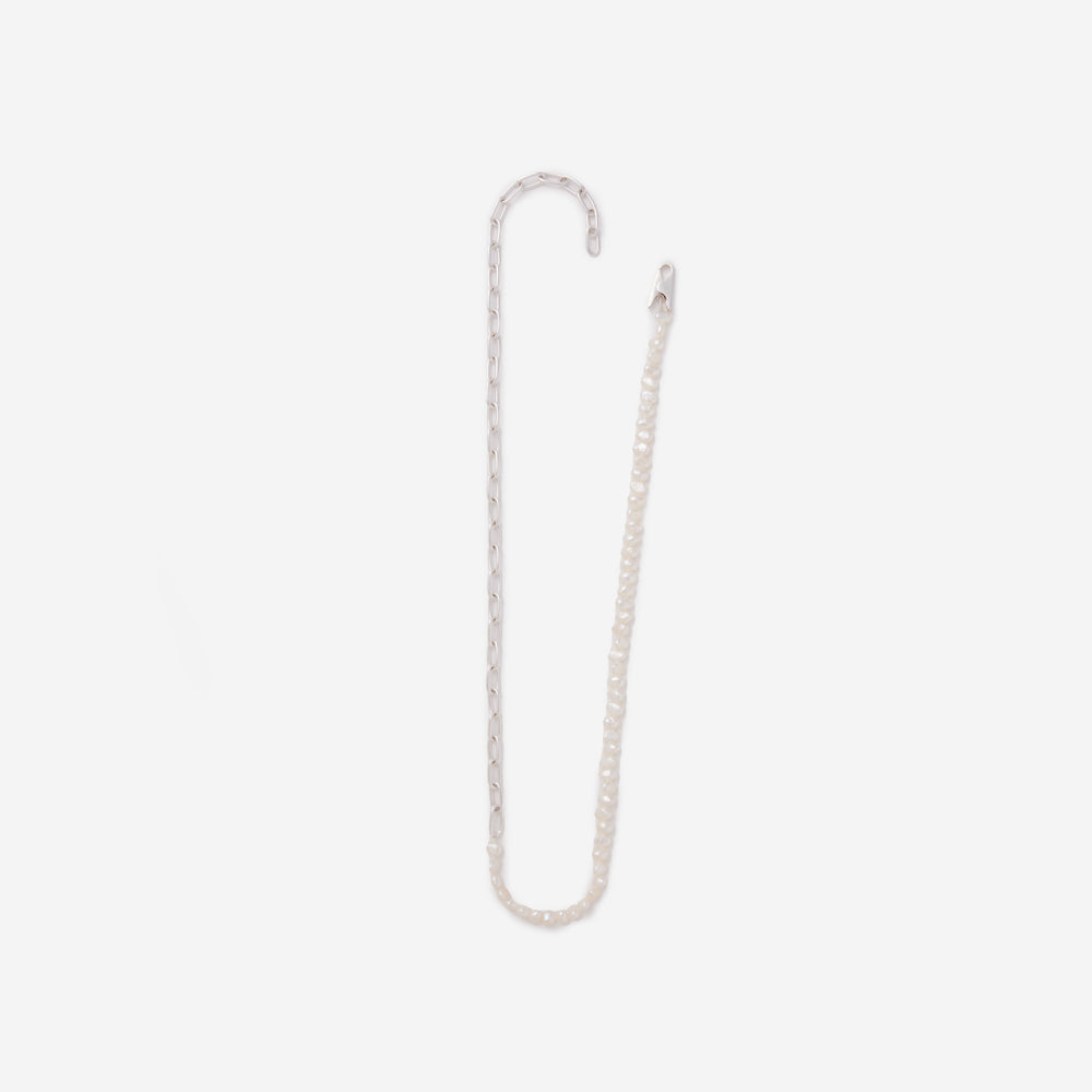 Clip Necklace /Pearl