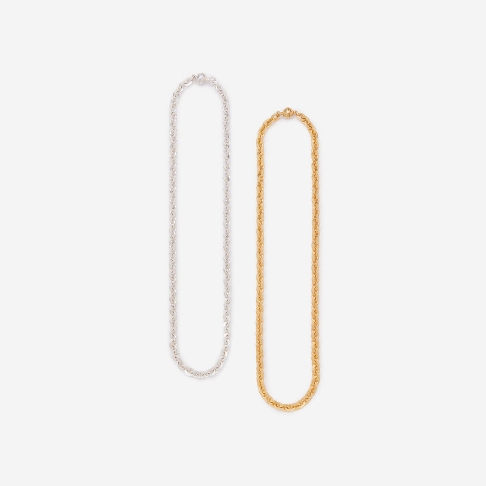 Magnets Circle Chain Necklace(40)