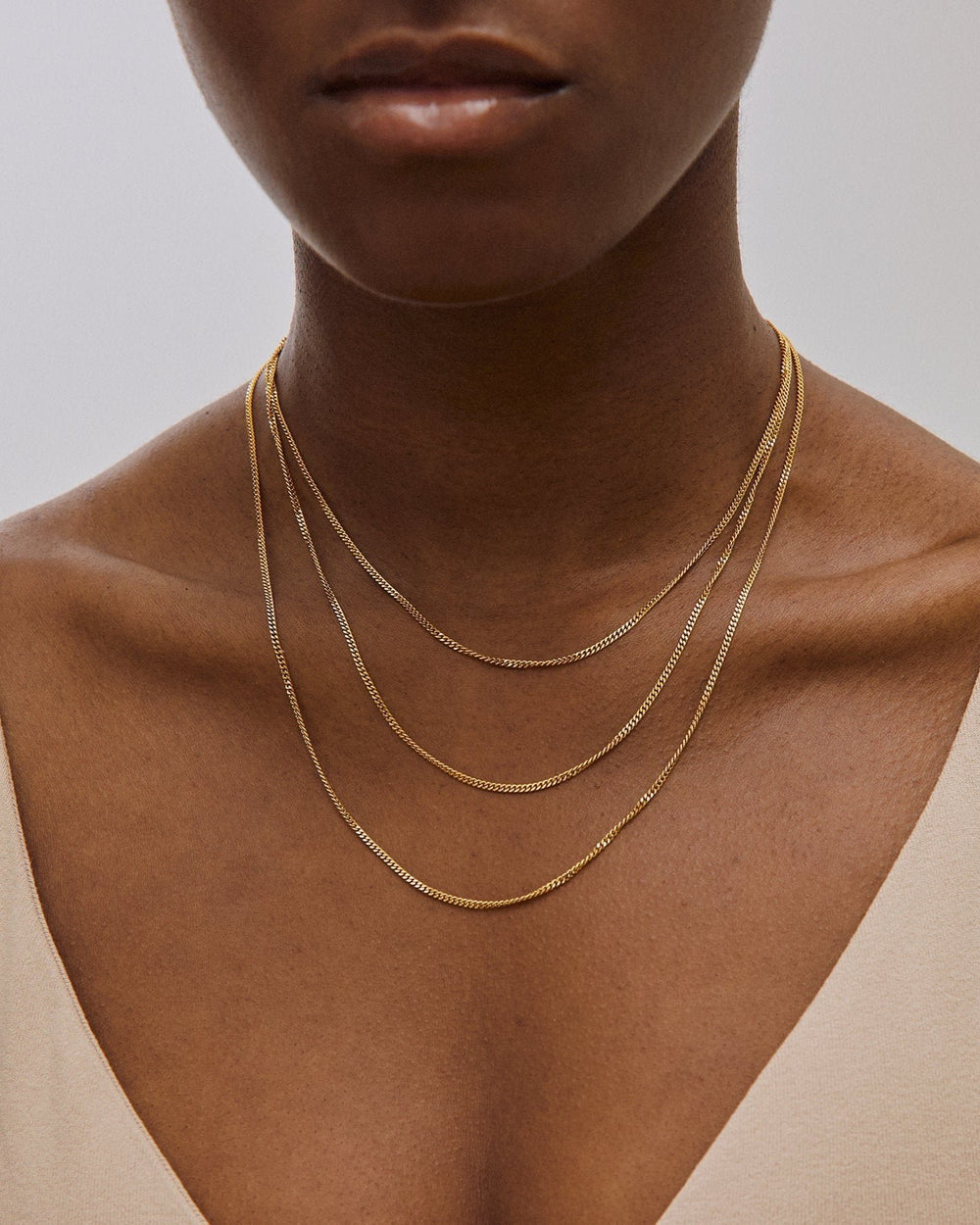 Twist Necklace / Curve 45
