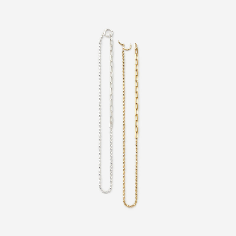 Hoop Necklace / Ovalball Chain