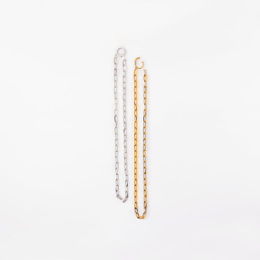 Hoop Necklace / Cable Chain L