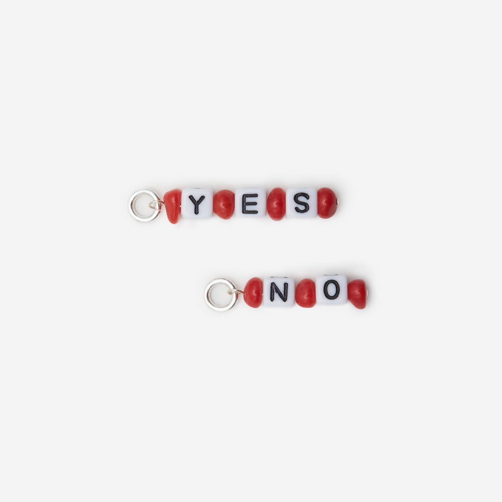 YES / NO Earcuff Charm