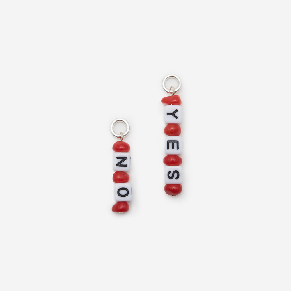 YES / NO Earcuff Charm