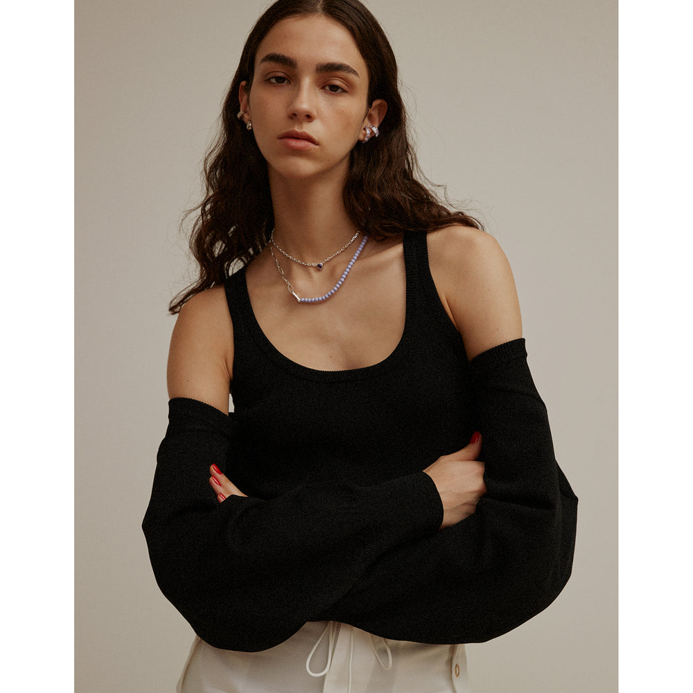Clip Mix Chain necklace - Silver