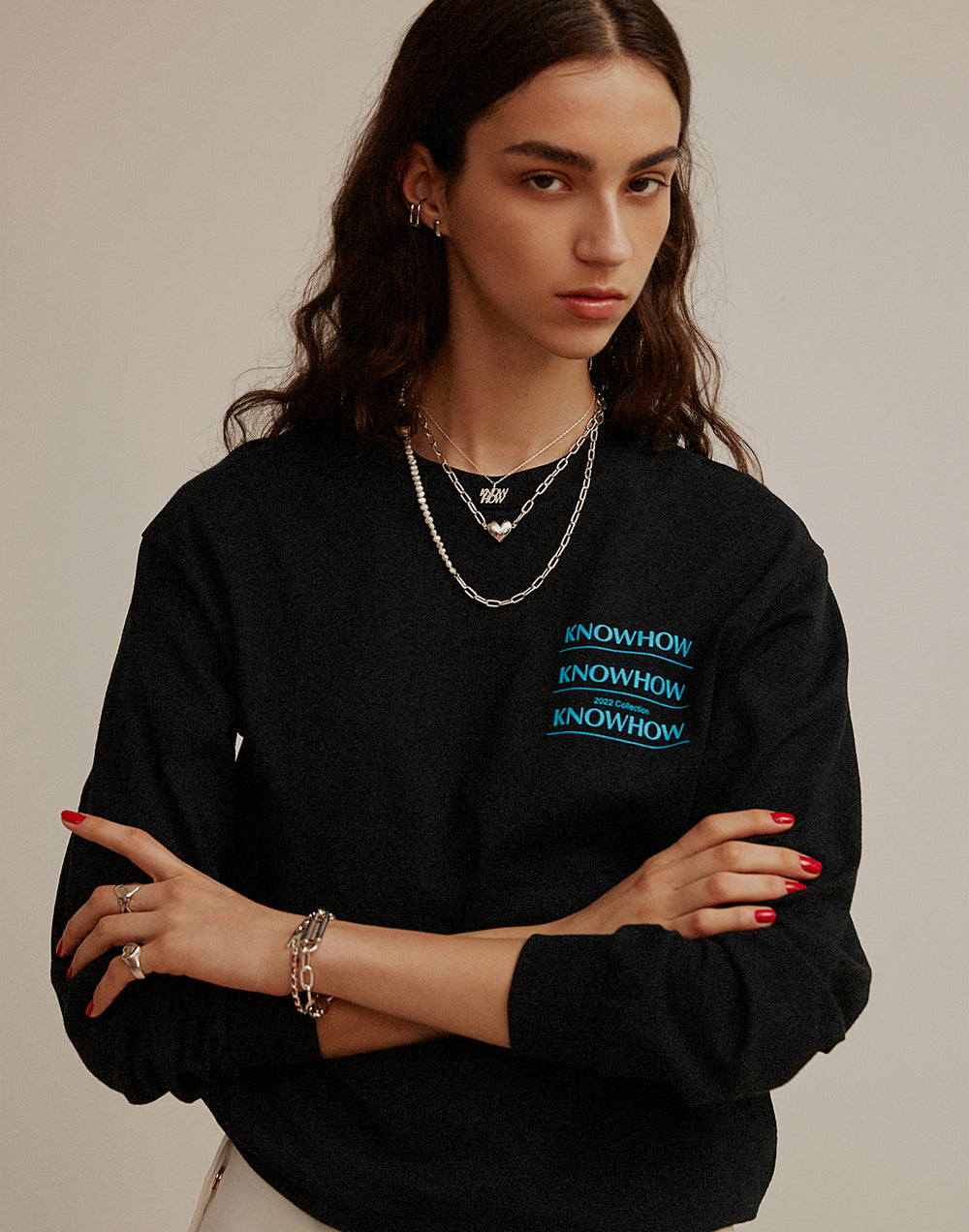 2022 KNOWHOW L/SL Tee BLACK