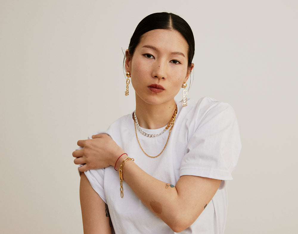 HOOP Necklace / Cable Chain M