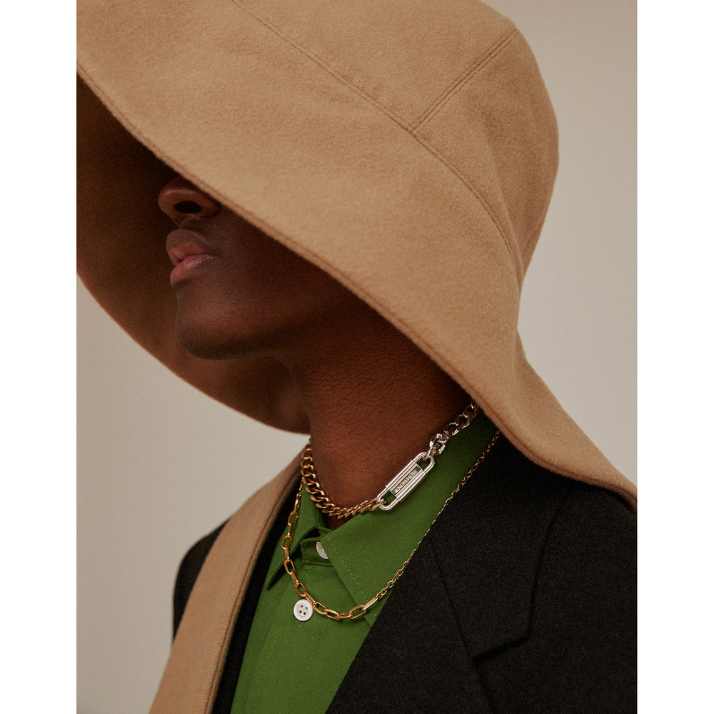 HOOP Necklace / Cable Chain M
