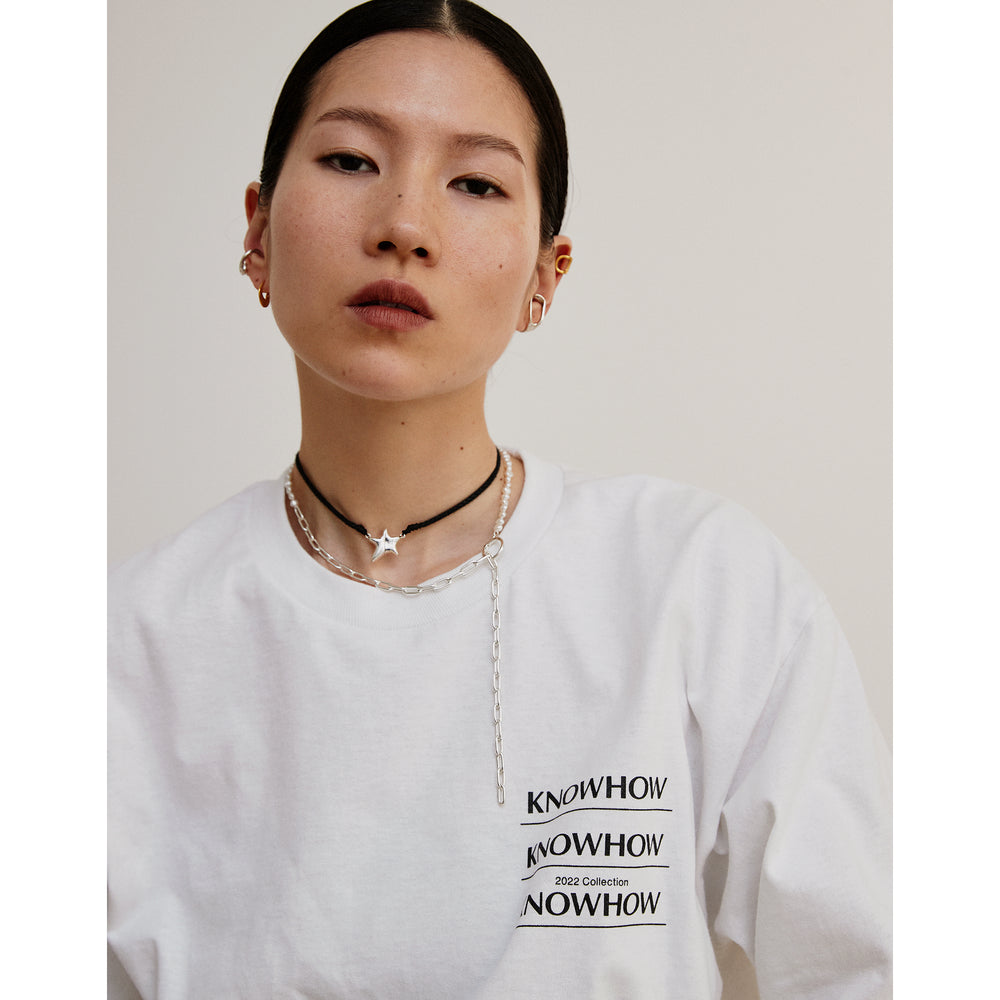 2022 KNOWHOW L/SL Tee WHITE