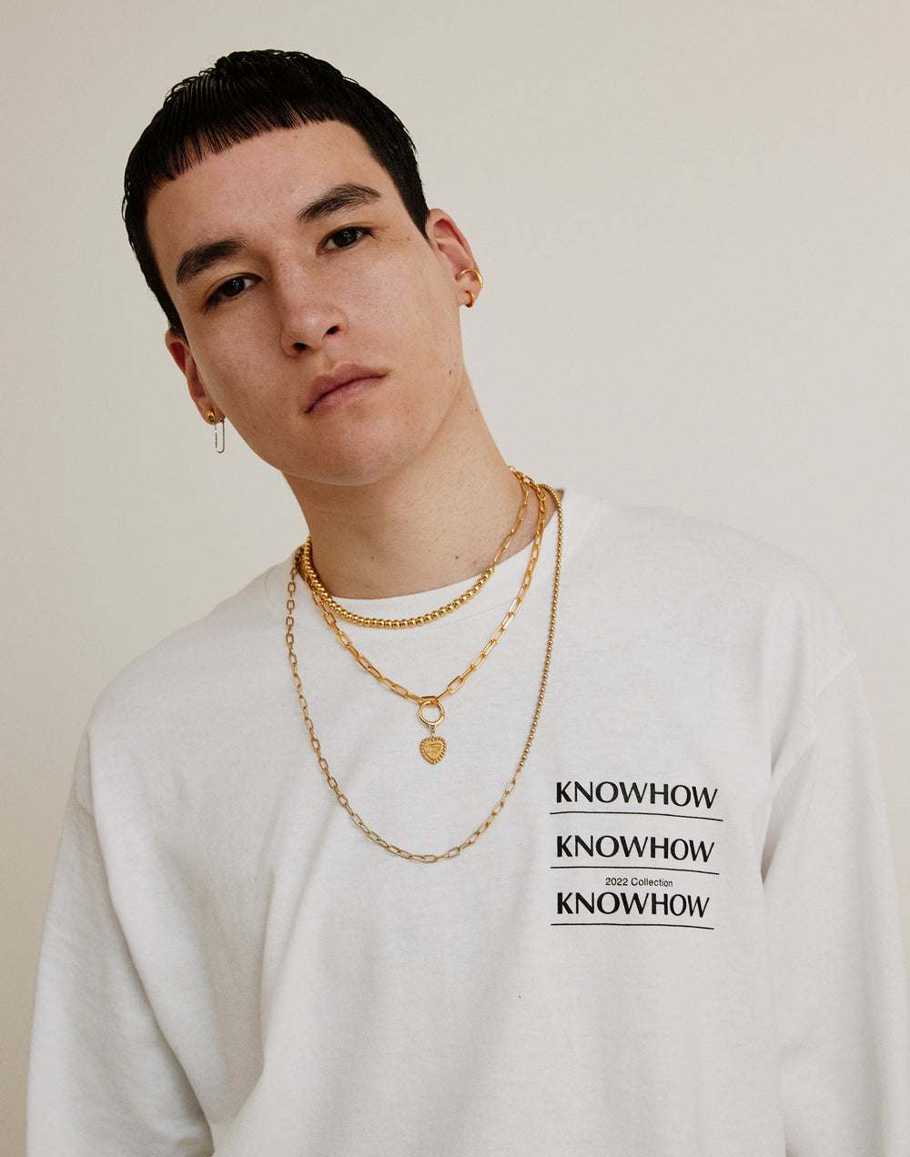 2022 KNOWHOW L/SL Tee WHITE