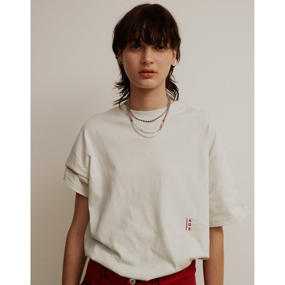 Clip Necklace/ Leather