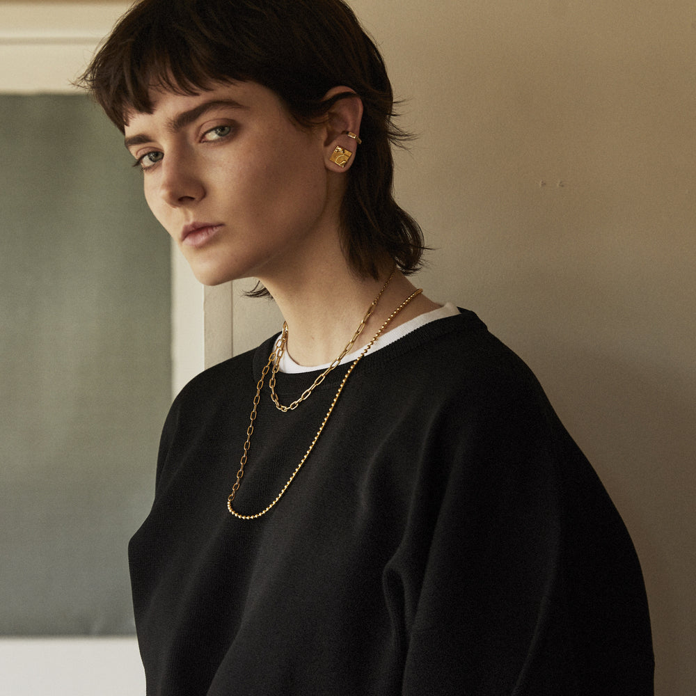 Hoop Necklace / Ball Chain M
