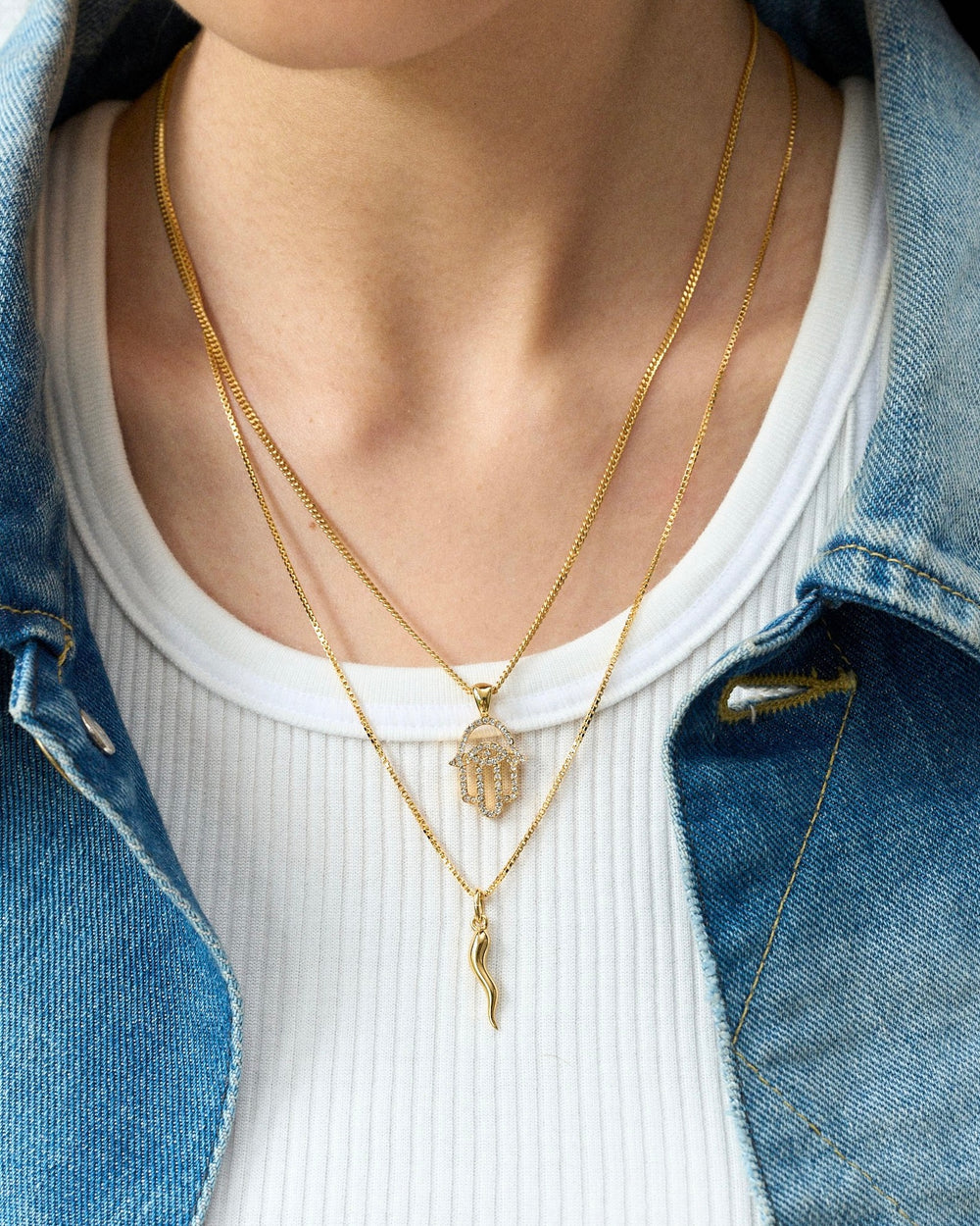 Slide Ball Necklace / Curve