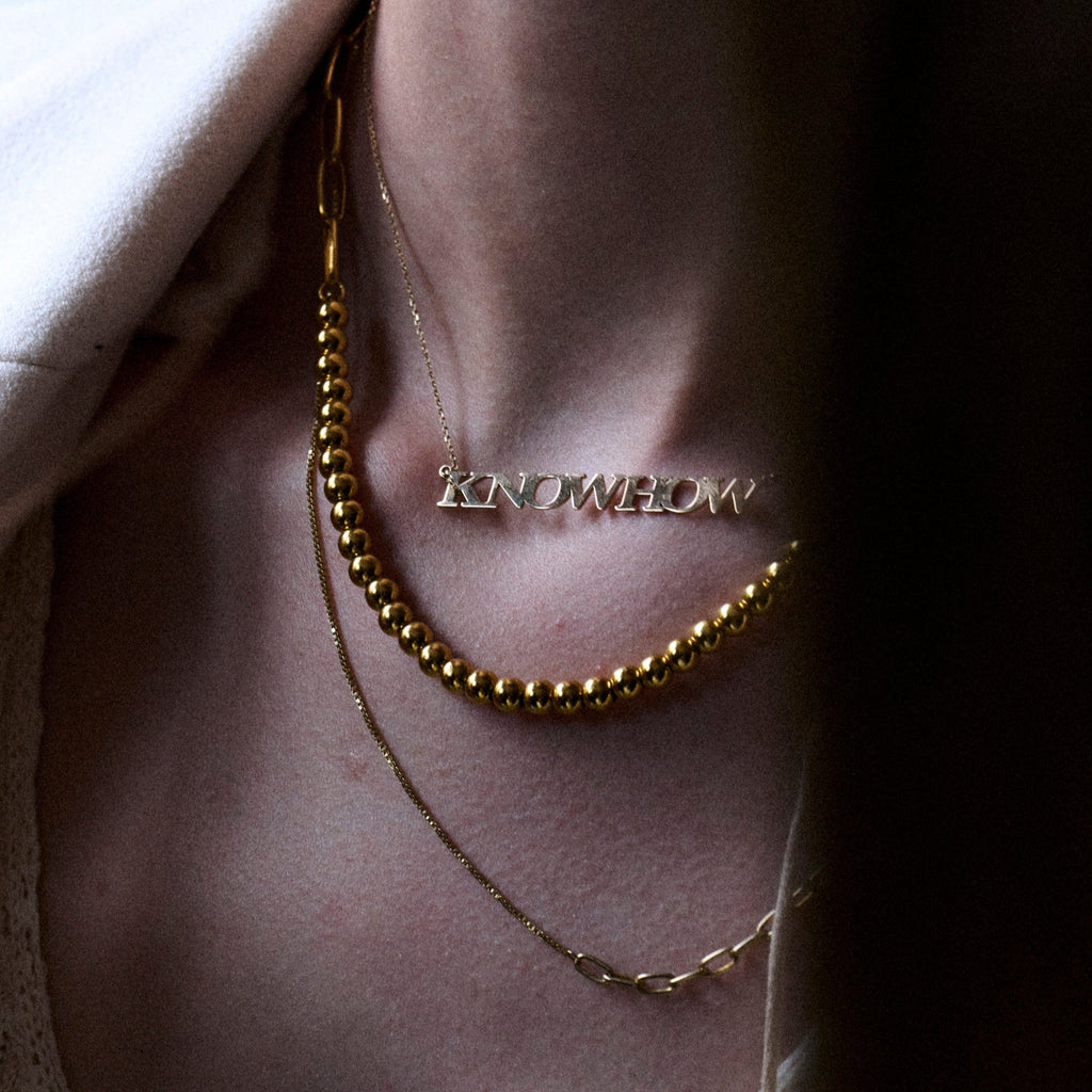 Customized Necklace / K10YG