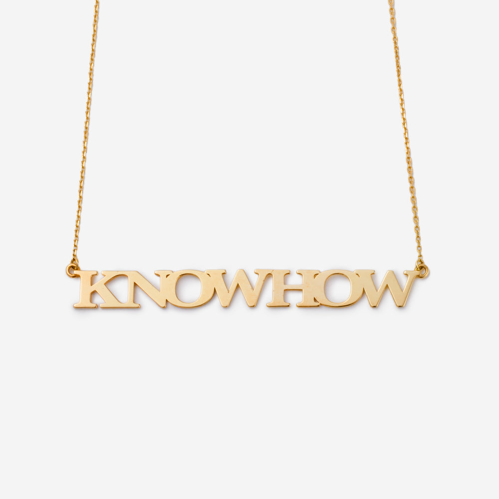 Customized Necklace / K10YG