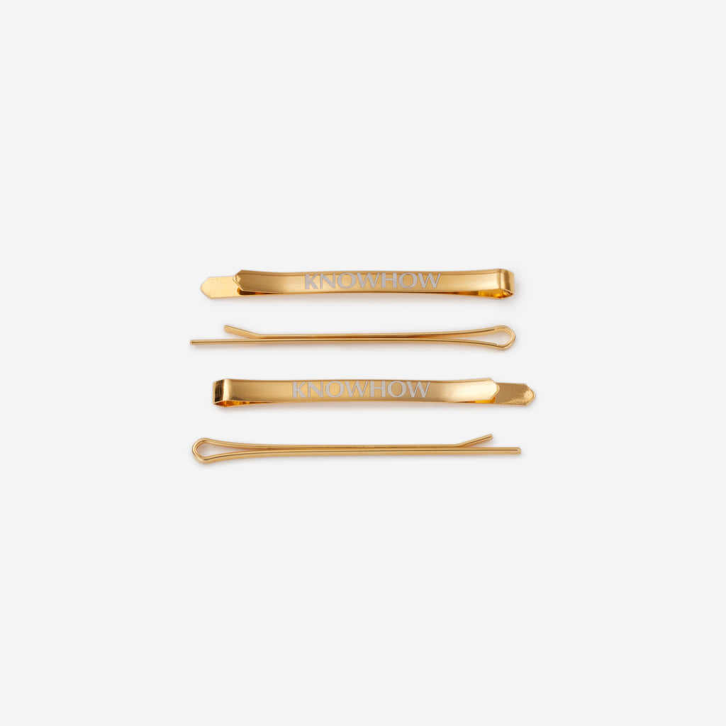 KNOWHOW Logo Hair Pins Set(4set)