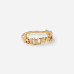 Customized Ring / 18KGP