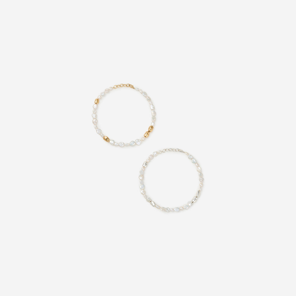 Bold Pearl Form Necklace