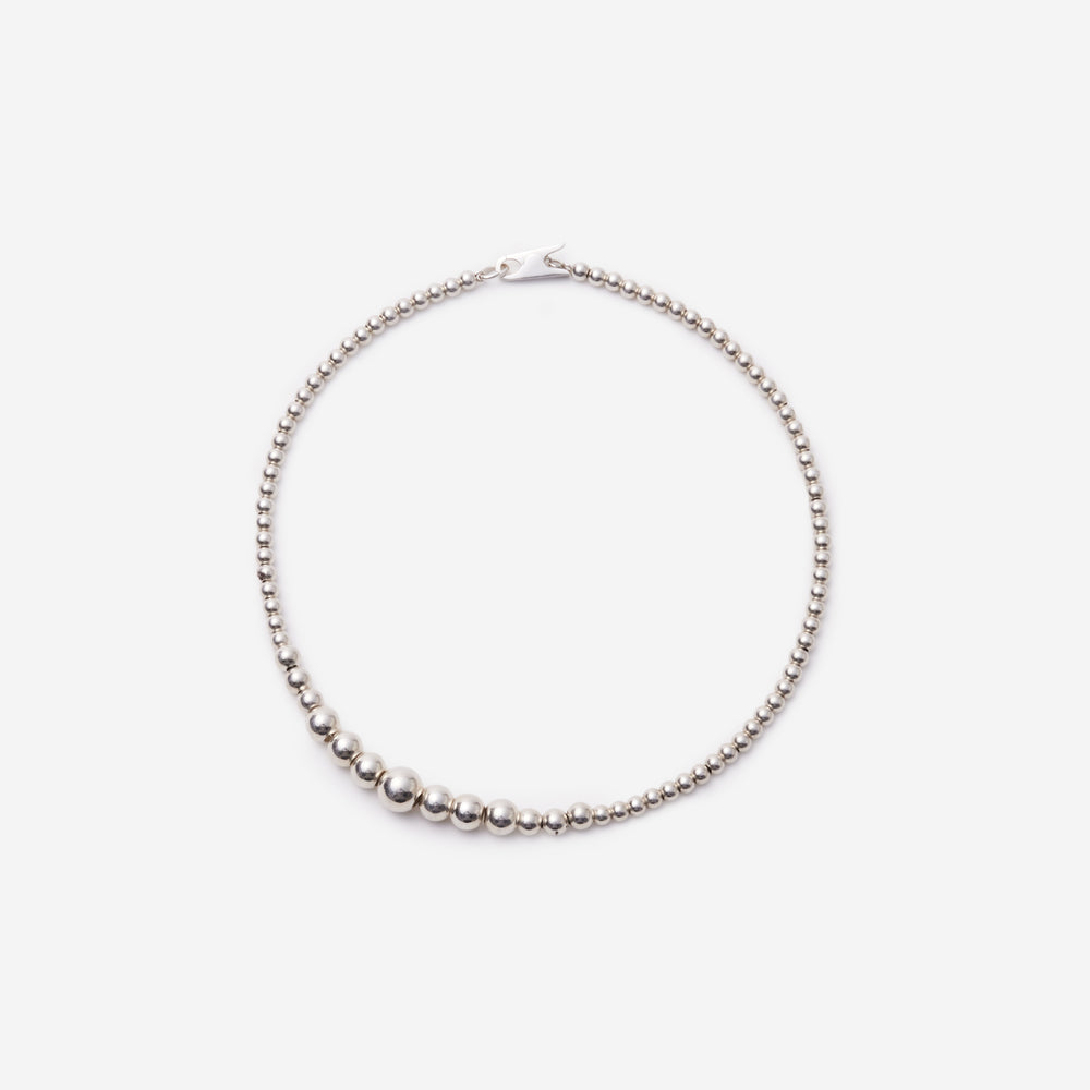 Clip Necklace / Asymmetry Ball Chain