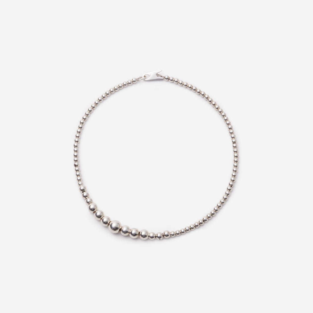 Clip Necklace / Asymmetry Ball Chain