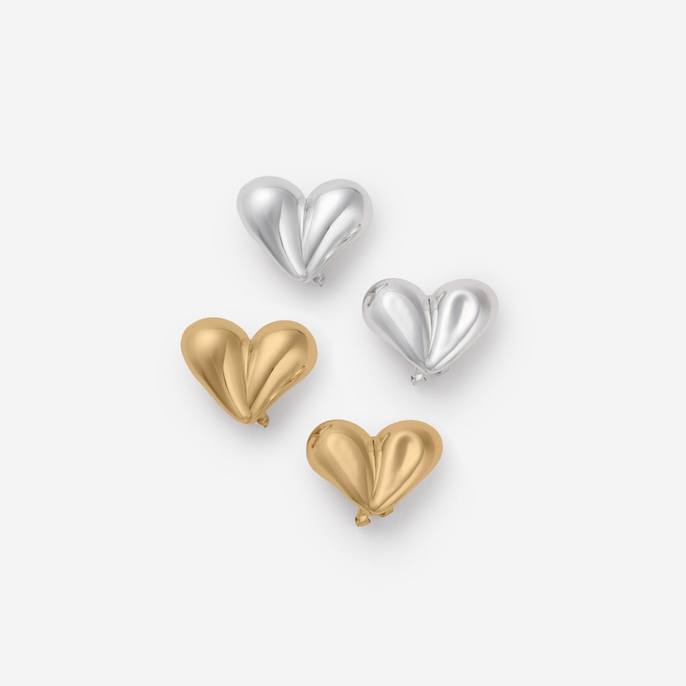Hollow Heart Earrings