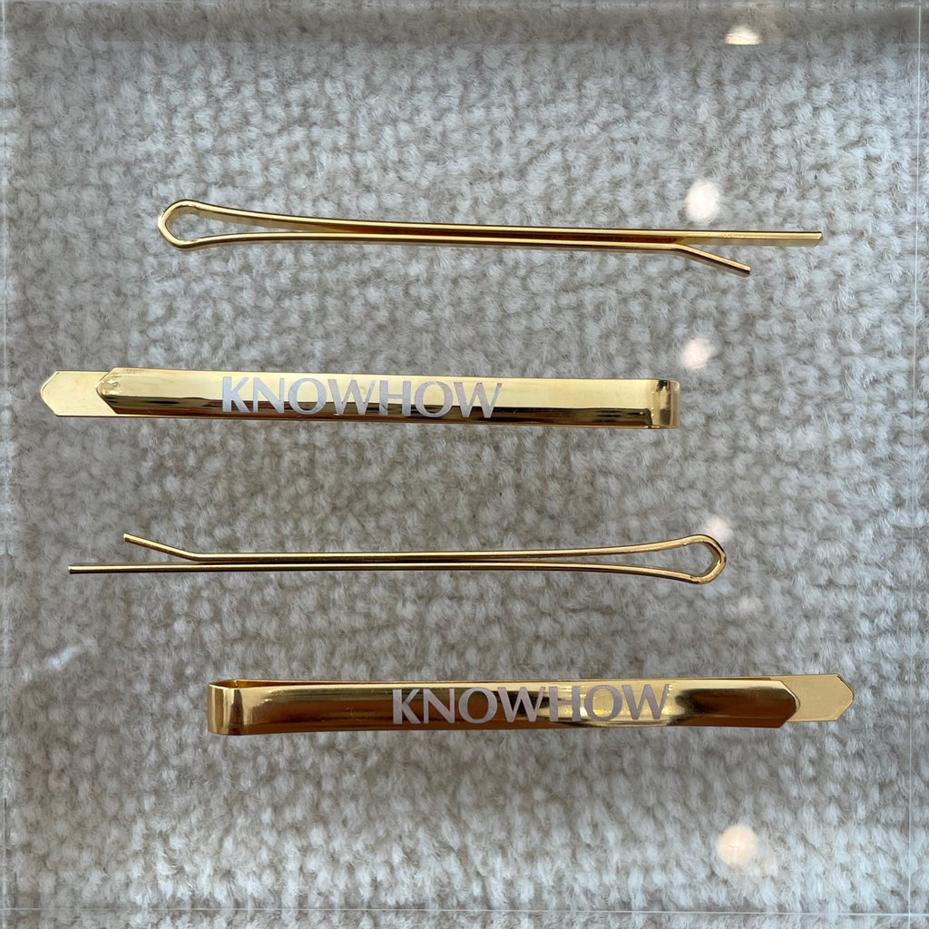 KNOWHOW Logo Hair Pins Set(4set)