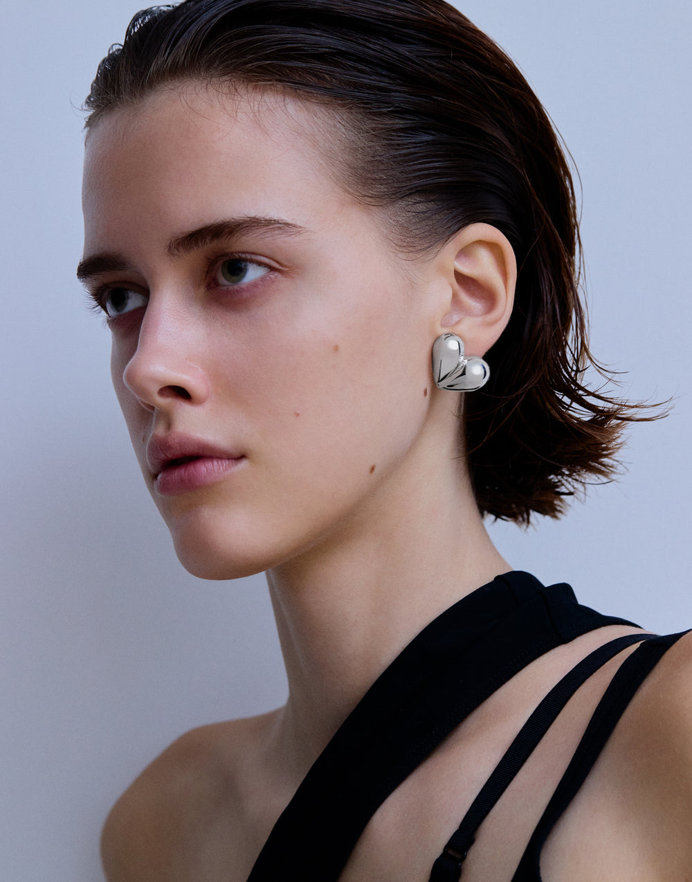 Hollow Heart Earrings