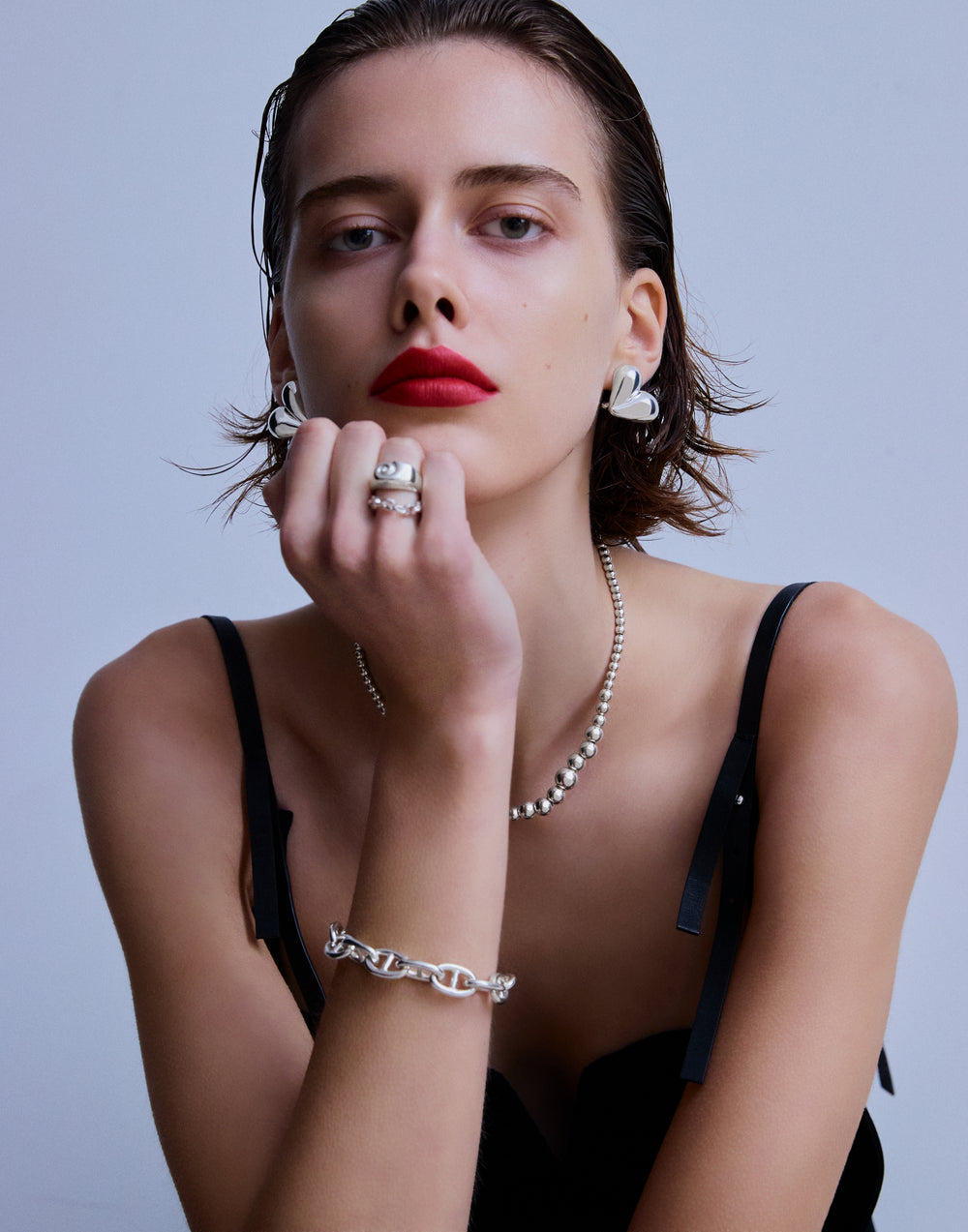 Hollow Heart Earrings